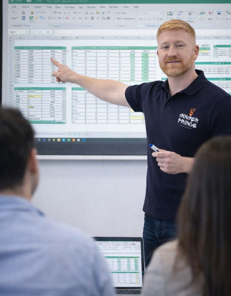 Excel training illustration
